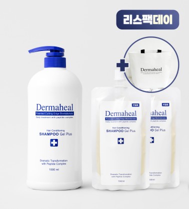 [GIFT] 헤어 컨디셔닝 샴푸 겔 1000ml + 파우치150ml(2개)