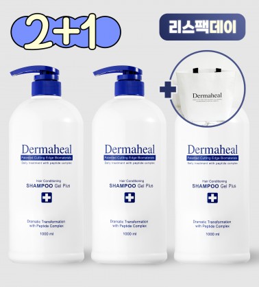 [2+1] 헤어 컨디셔닝 샴푸 겔 1000ml