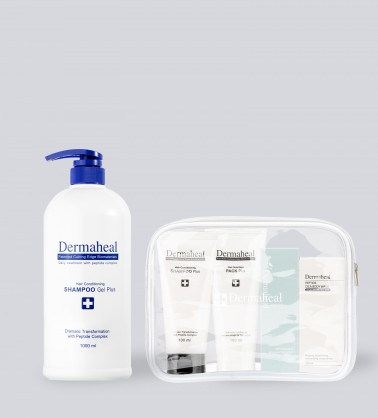 [GIFT] 헤어 컨디셔닝 샴푸 겔 1000ml + 트래블키트