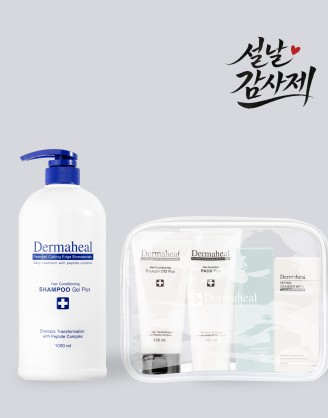 [GIFT] 헤어 컨디셔닝 샴푸 겔 1000ml + 트래블키트