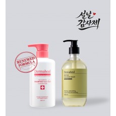 [리뉴얼] 헤어 컨디셔닝 샴푸 릴렉스 클라우드 500ml + 펩타이드 시카 바디워시 500ml