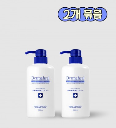 [2개] 헤어 컨디셔닝 샴푸 겔 500ml
