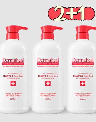 [2+1] 헤어 컨디셔닝 샴푸 릴렉스 클라우드 1000ml
