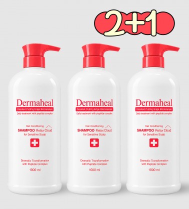 [2+1] 헤어 컨디셔닝 샴푸 릴렉스 클라우드 1000ml